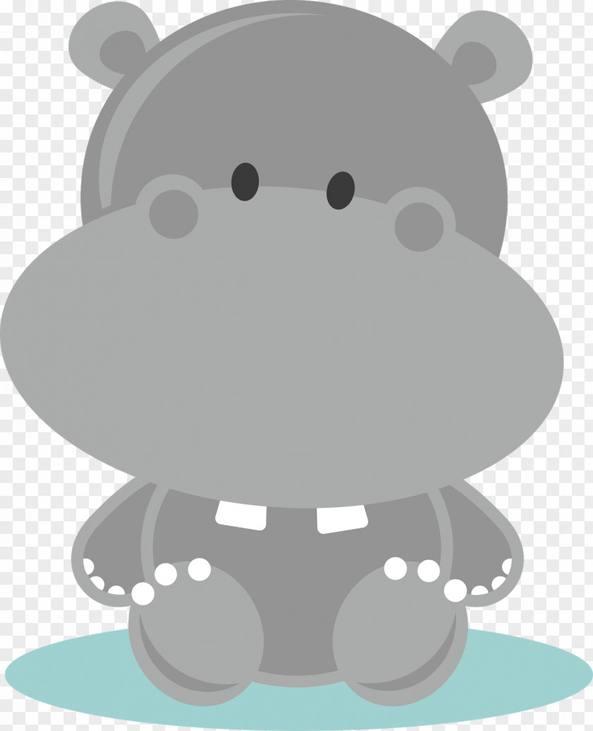 Cute Animals Hippopotamus Cuteness Cartoon Drawing Clip Art PNG