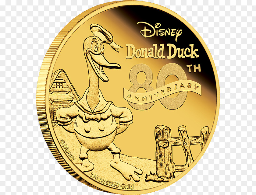 Ian Harding Coin Mickey Mouse Donald Duck Daisy Minnie PNG