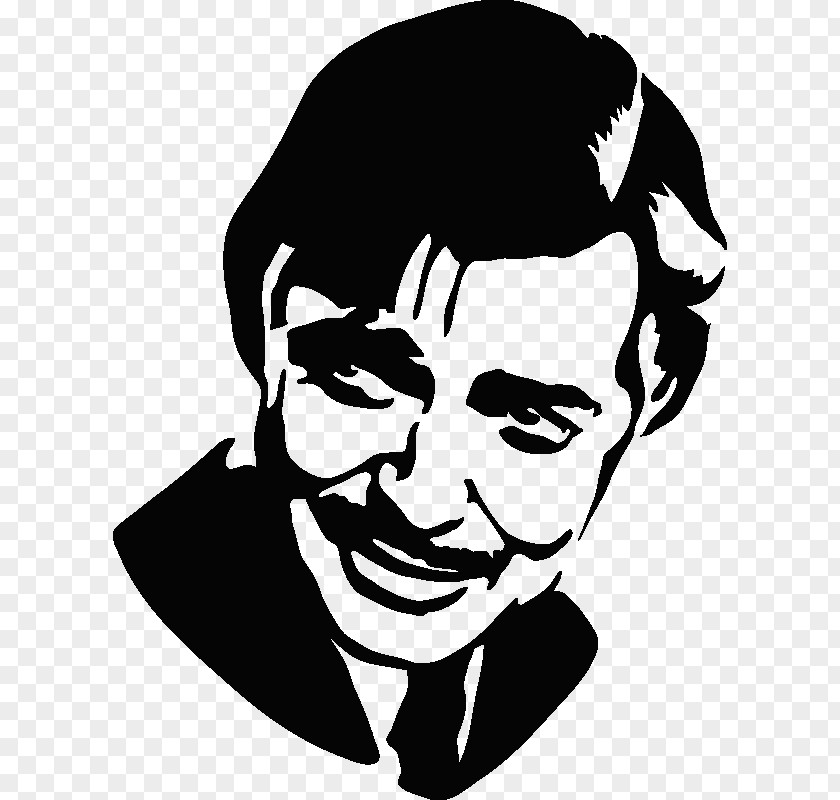 Joker Nose Stencil Clip Art PNG
