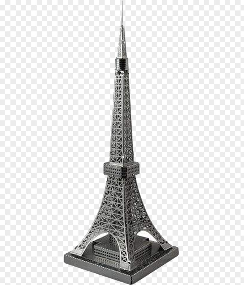 Metal Tokyo Tower Physical Model Skytree Eiffel Jigsaw Puzzle PNG