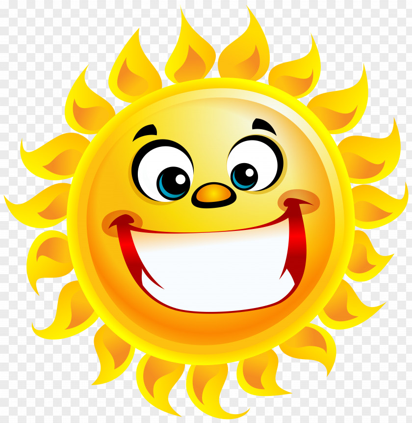 Smiling Sun Transparent Clip Art Image Smile PNG