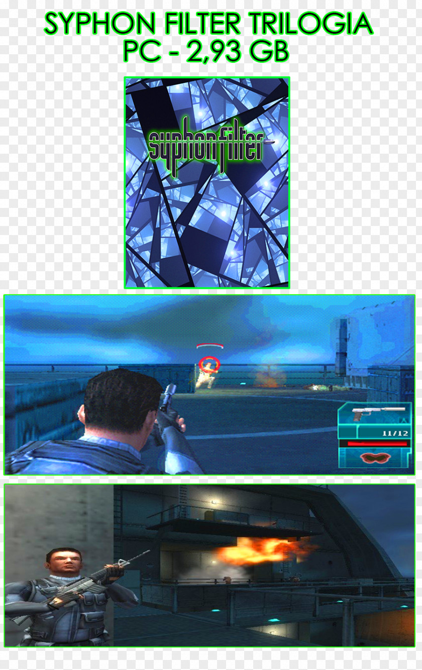 Zone Of The Enders Syphon Filter: Logan's Shadow Display Device Advertising PSP Plastic PNG