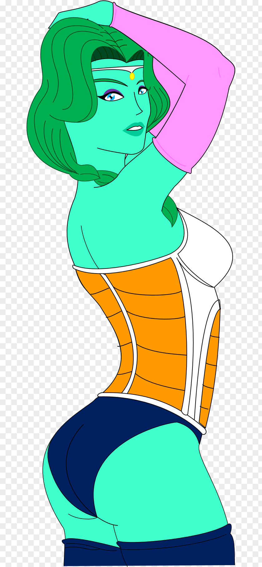 Body Swap Zarbon Bulma Vegeta Female Dragon Ball PNG