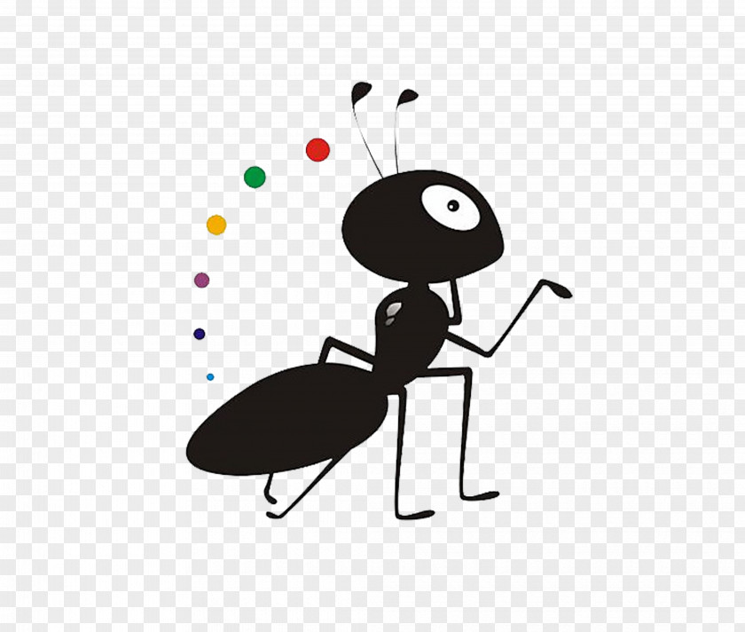 Color Ants Ant Cartoon PNG