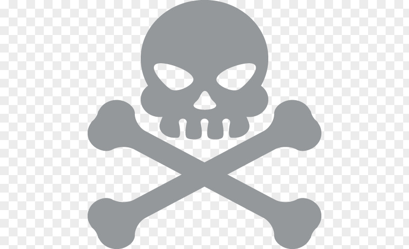 Death Emoji Skull And Crossbones Emoticon Calavera PNG