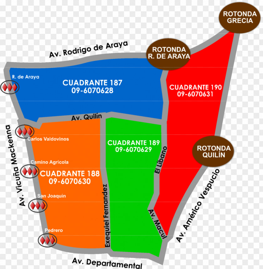 Design Plan Cuadrante De Seguridad Preventiva Carabineros Chile PNG