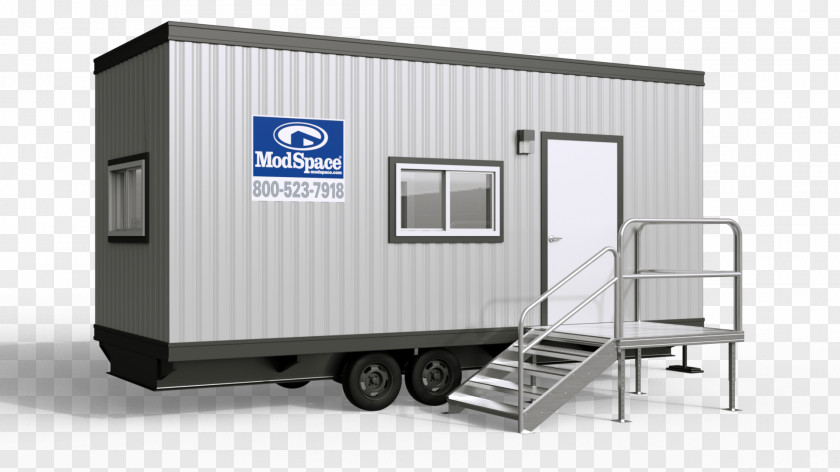 House Construction Trailer Office Portable Building Caravan PNG