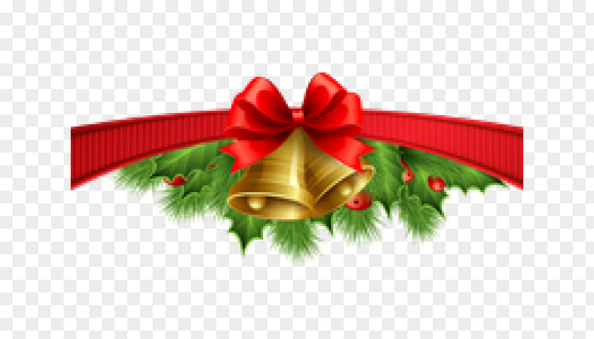 Ribbon Christmas Day Clip Art Jingle Bell PNG