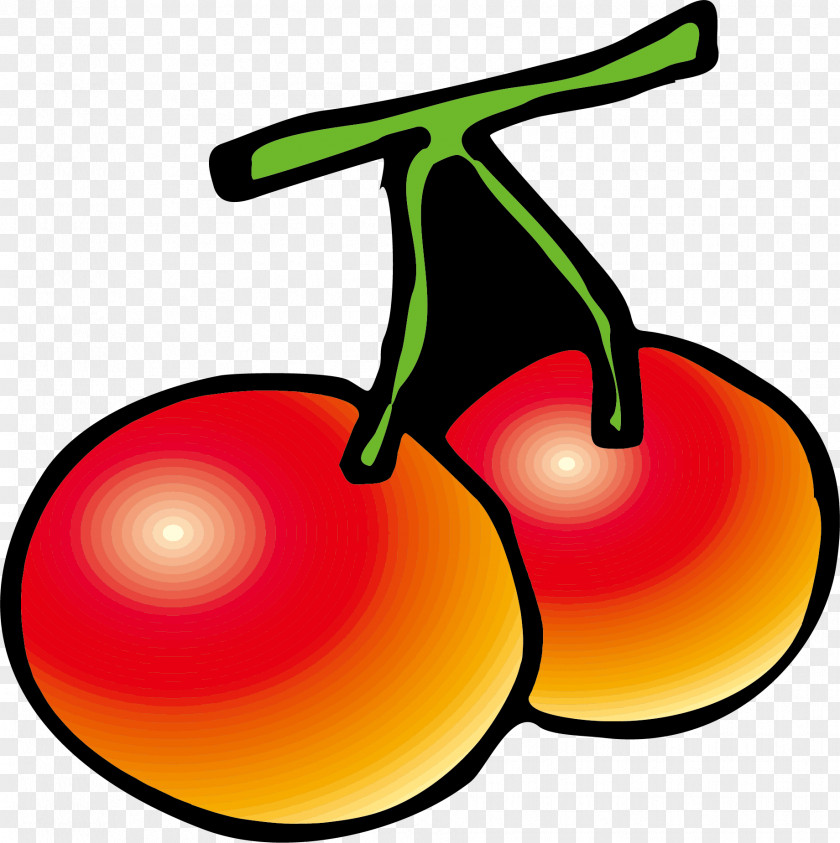 Free To Pull The Material Cherry Image Orange Clip Art PNG