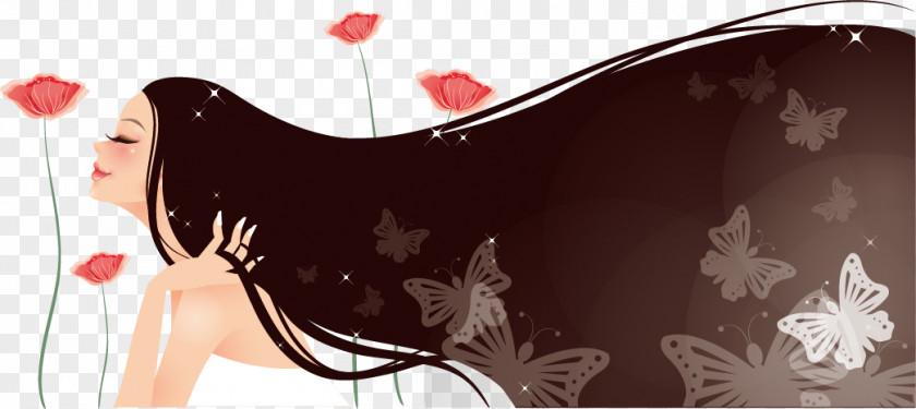 Hair Beauty Vector Woman Parlour PNG