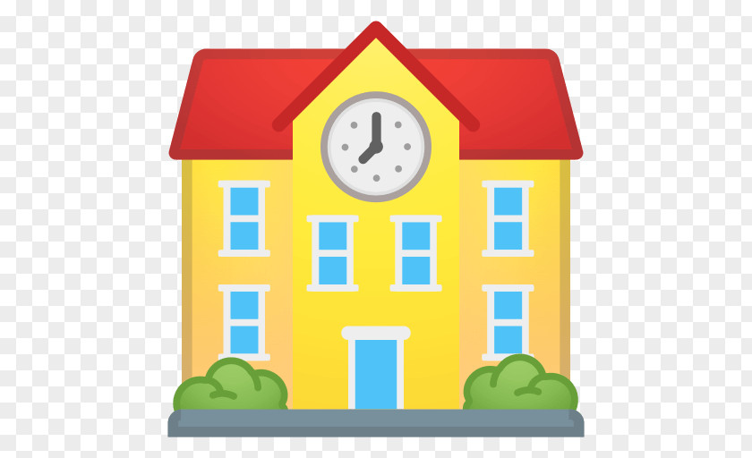 School Cute Icon National Secondary Emoji Education PNG