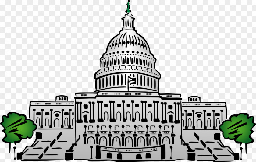 Gerald G United States Capitol White House Government Clip Art PNG