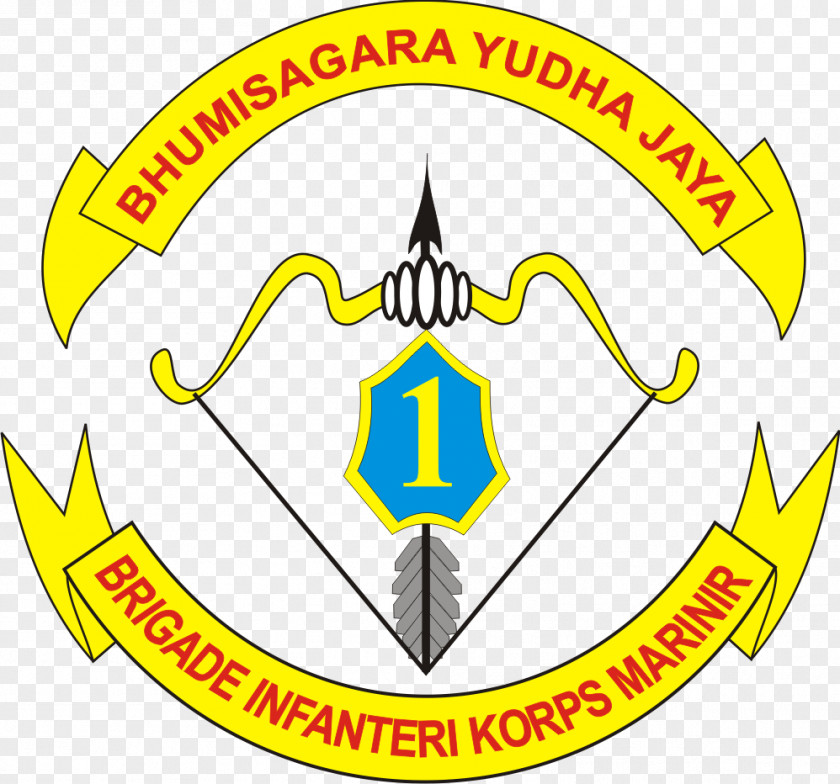 Kujang Gedangan Indonesian Marine Corps Brigade Infanteri 1/Marinir Marines PNG