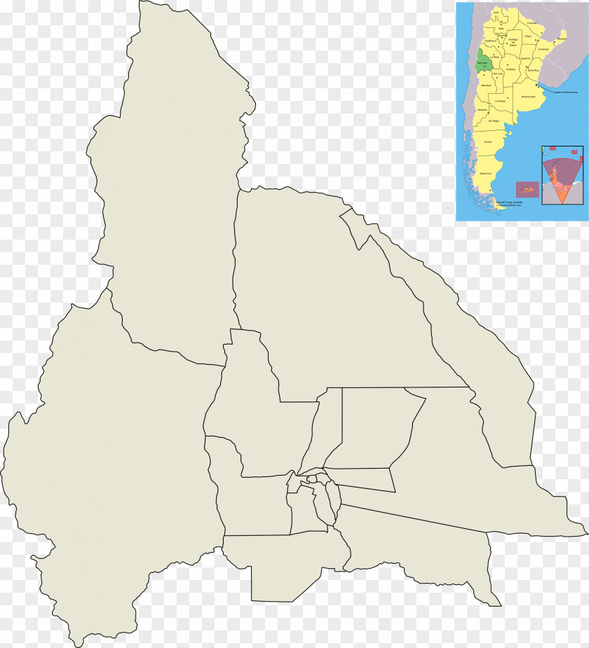 Map San José De Jáchal Calingasta (San Juan) Misiones Province PNG