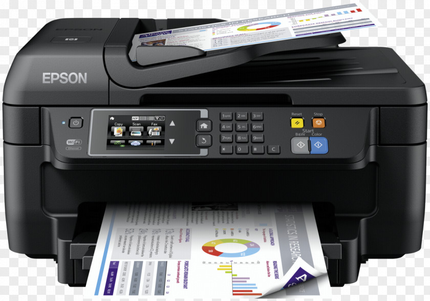 Printer Inkjet Printing Epson WorkForce WF-2750 PNG