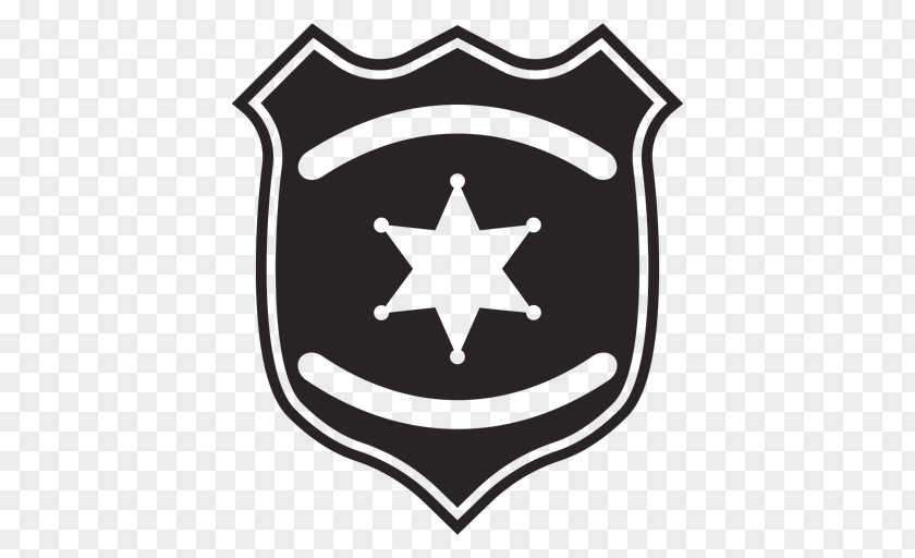 Tshirt Badge Police Cartoon PNG