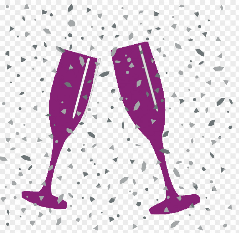 Champagne Glass Sparkling Wine Rosé Clip Art PNG