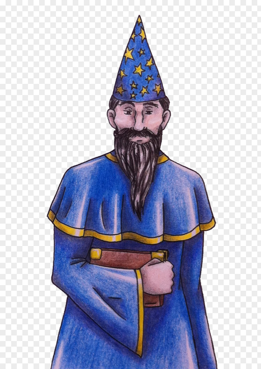 Costume Design Illustration Cobalt Blue PNG