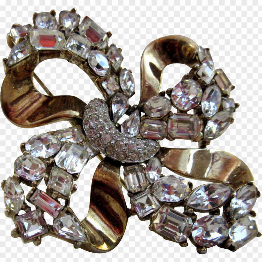 Glass Piece Silver Body Jewellery Brooch Bangle PNG