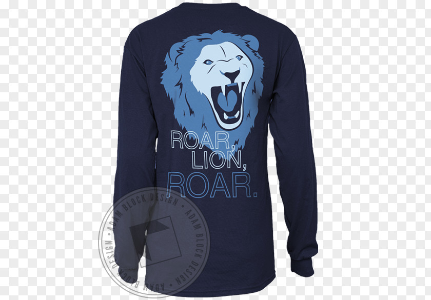 Lions Roar Long-sleeved T-shirt Bluza Character PNG