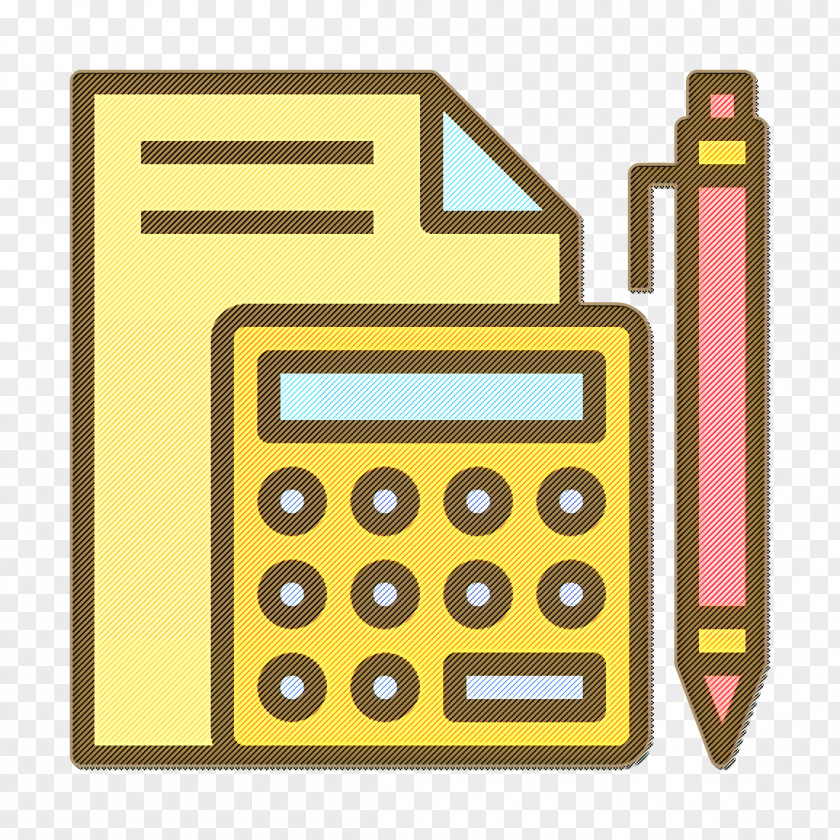 Pen Icon Shopping Calculator PNG