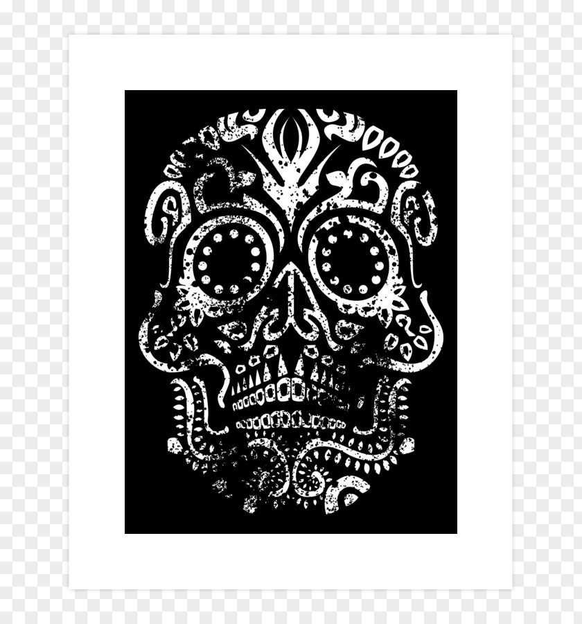 Skull Visual Arts Day Of The Dead Font PNG