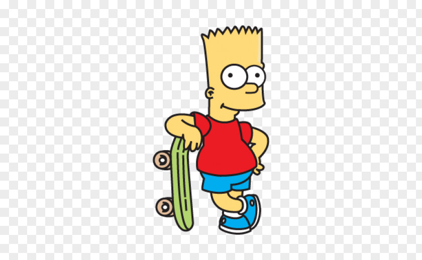 Bart Simpson Lisa Homer Image The Simpsons Skateboarding PNG