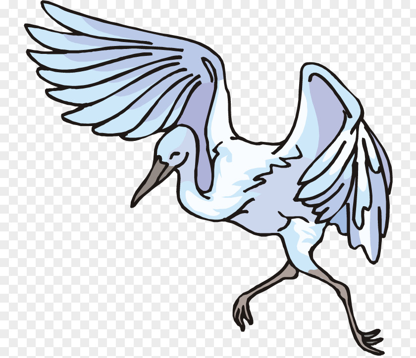 Crane Heron Great Egret Clip Art PNG