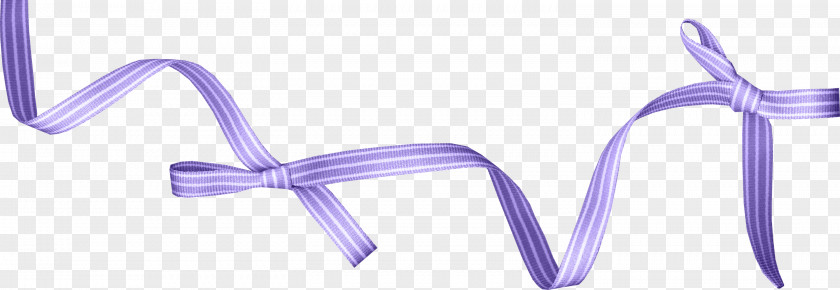 Floating Purple Ribbon Silk PNG