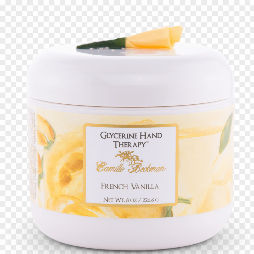 Hand Painted Vanilla Cream Flavor Product PNG
