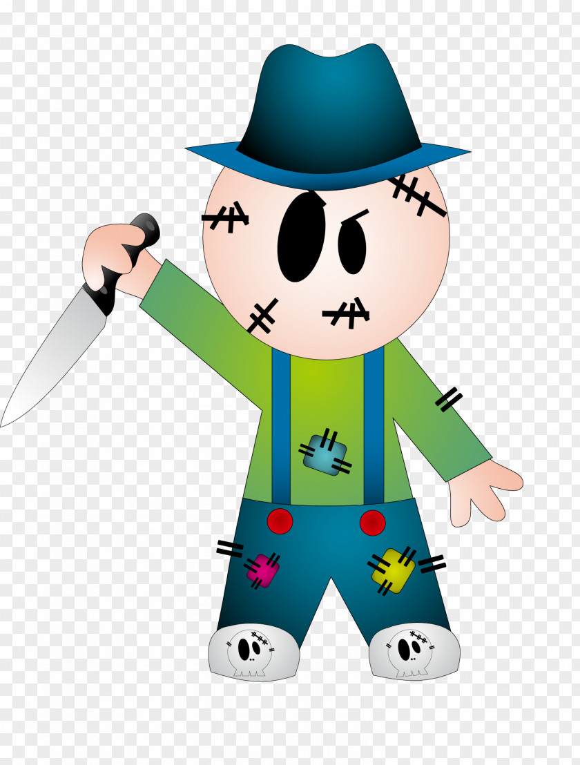The Demon With A Knife Free Content Clip Art PNG