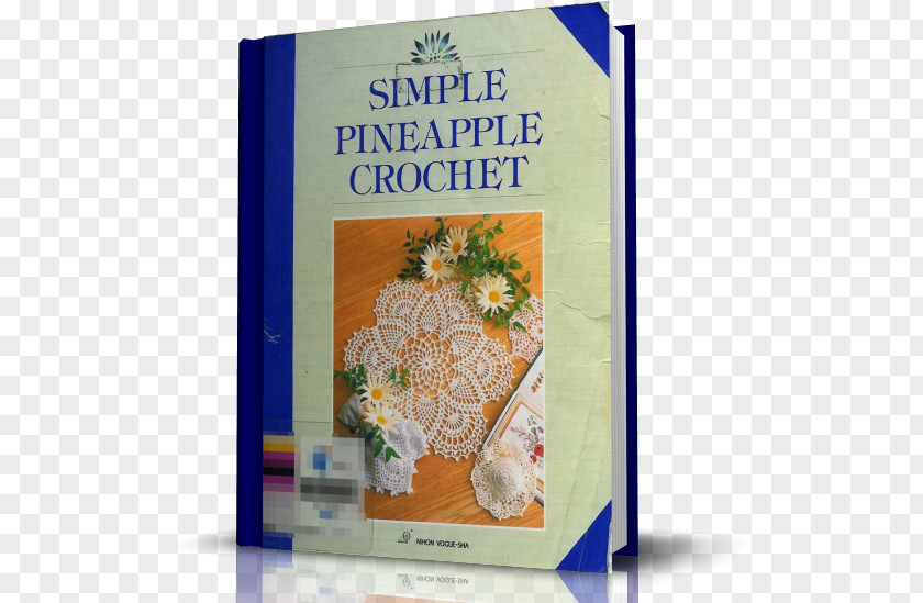 Book Cloth Napkins Simple Pineapple Crochet Lace PNG
