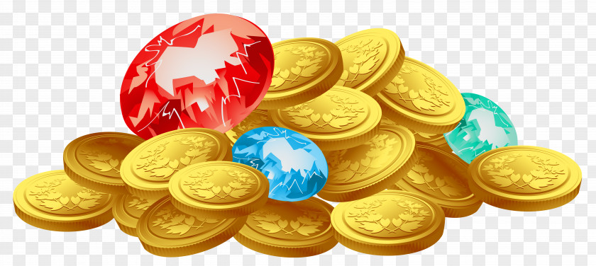 Coins Treasure Gold Coin Clip Art PNG