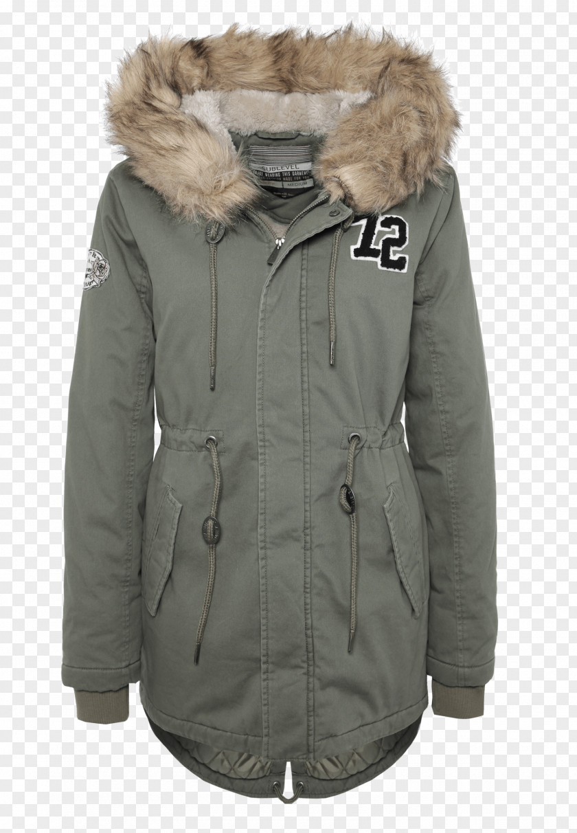 Jacket Hood Fake Fur Parca Parka PNG