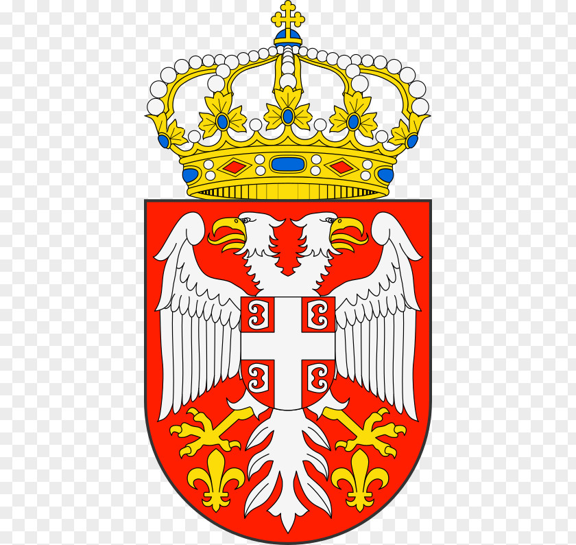 SERVIA Coat Of Arms Serbia Escutcheon Flag Crest PNG