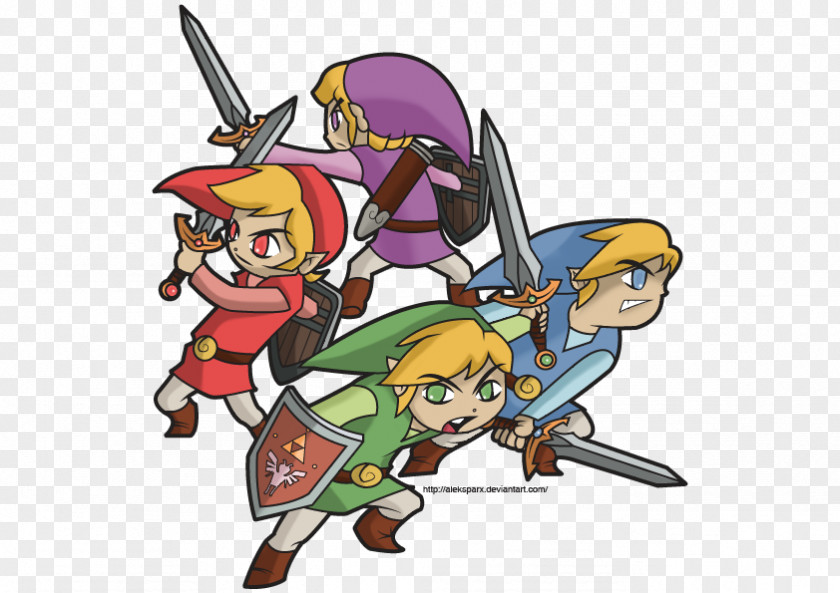 The Legend Of Zelda: Four Swords Adventures A Link To Past And Skyward Sword PNG