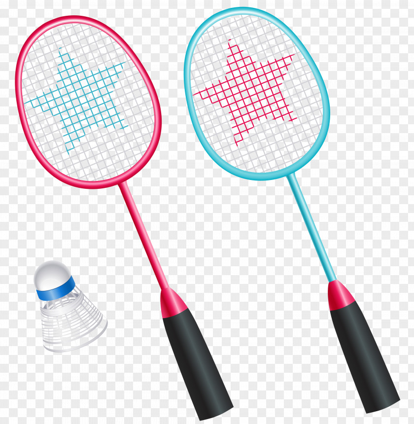 Badminton Rackets With Shuttlecock Vector Clipart Racket Icon PNG