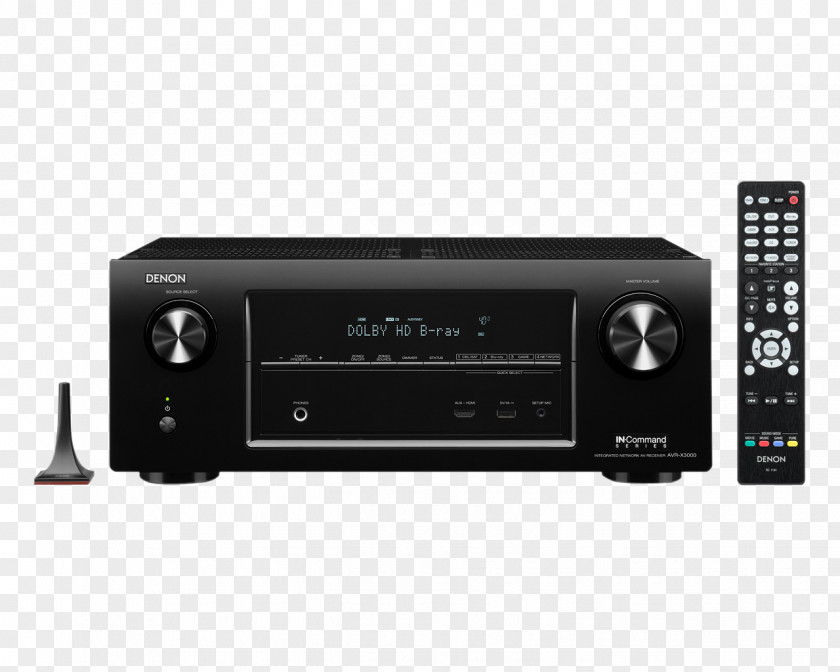 Denon AVR-X3400H 7.2 Channel AV Receiver AVR X3400H Home Theater Systems PNG