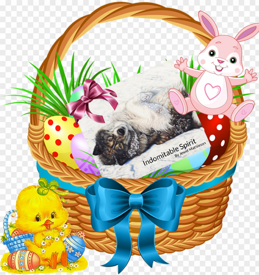 Easter Bunny Basket Red Egg PNG