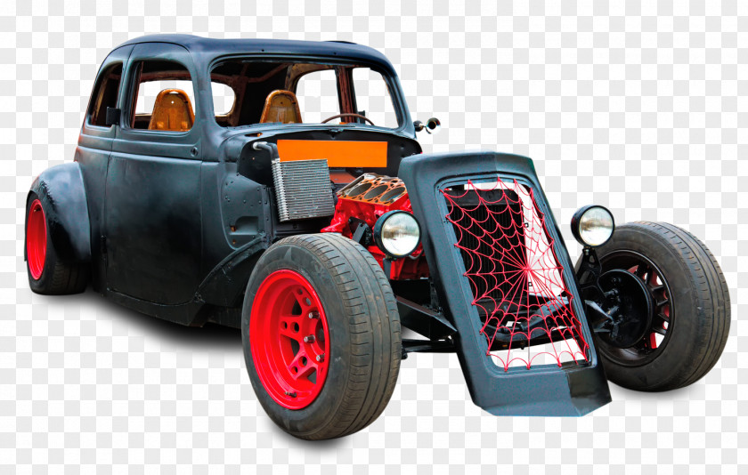 Fully Equipped Car Pickup Truck Hot Rod Tire Monster PNG