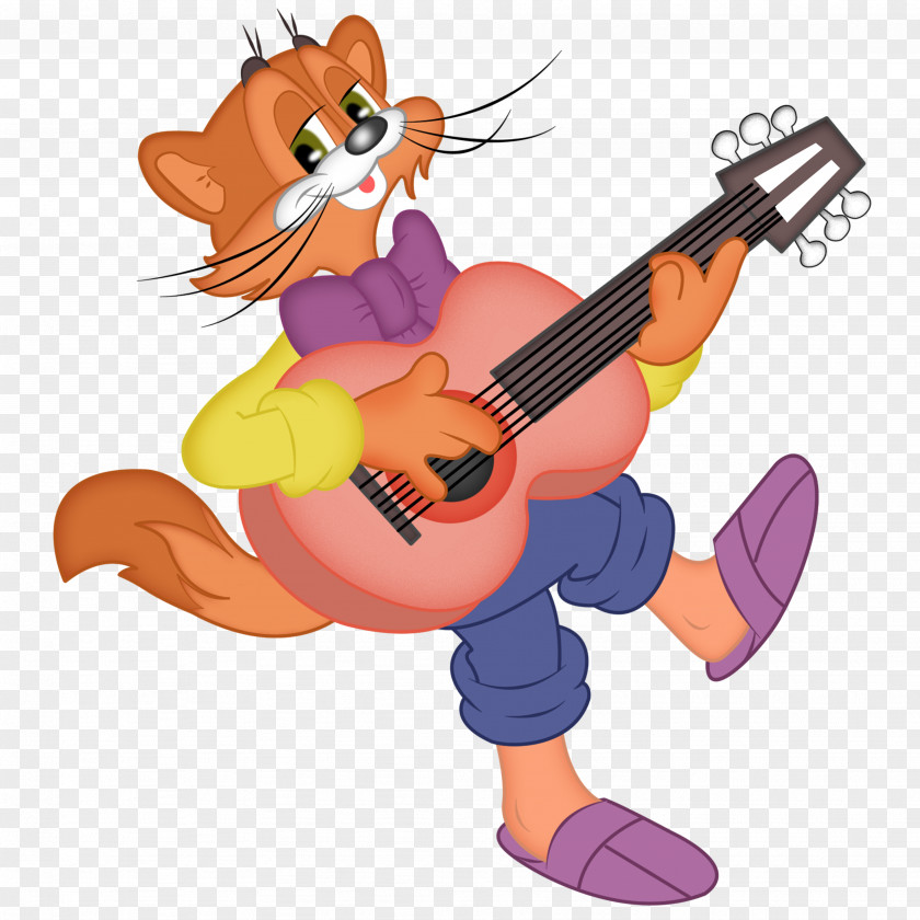Jerry Can Cat Guitar Cartoon Clip Art PNG