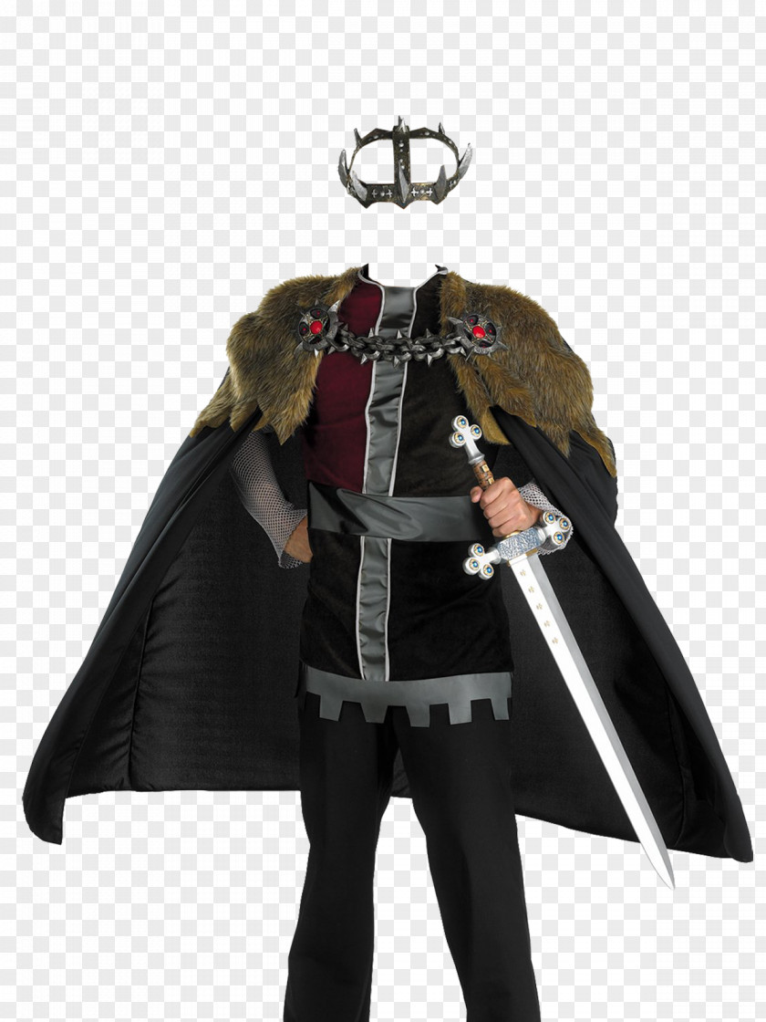 King Photomontage Photography Costume PNG