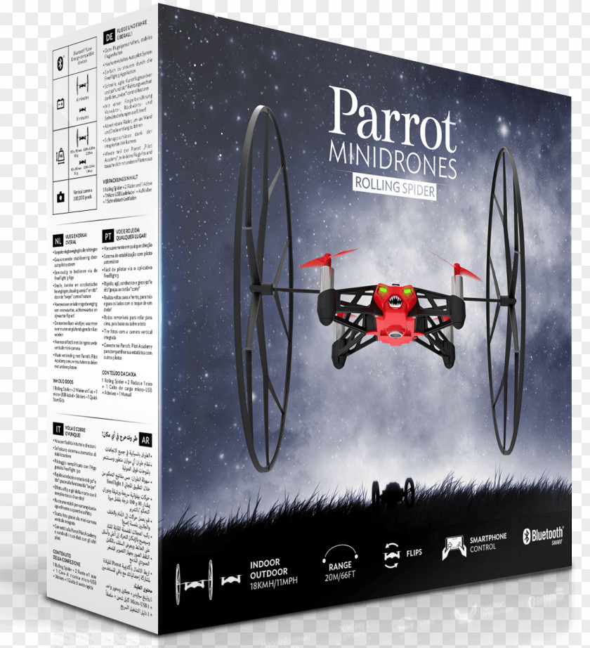 Parrot Rolling Spider AR.Drone Bebop Drone Unmanned Aerial Vehicle PNG