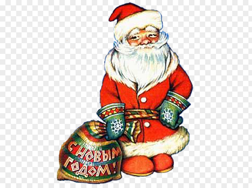 Santa Claus Ded Moroz Snegurochka Grandfather Holiday PNG