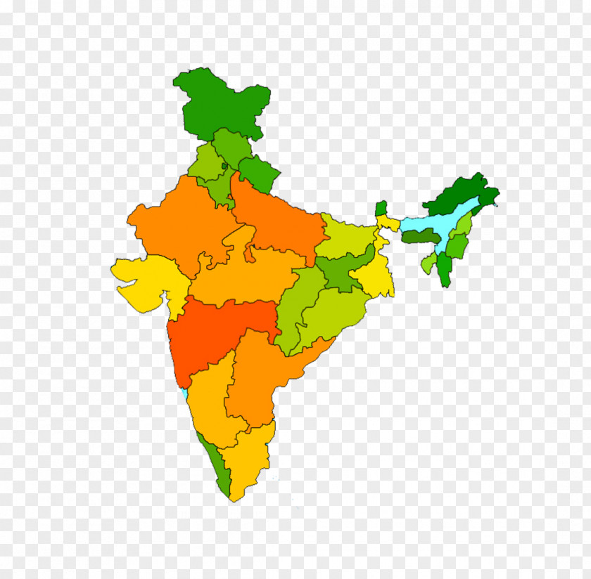 India States Of Royalty-free Vector Graphics Map PNG