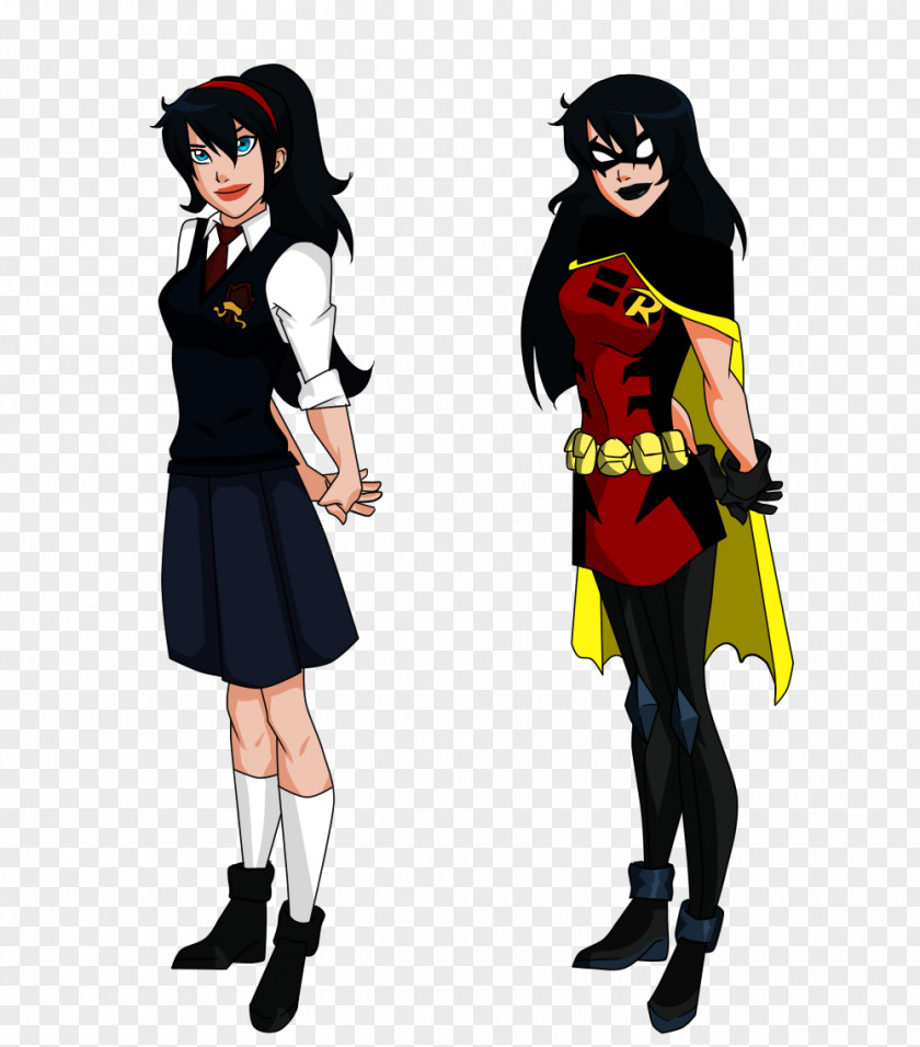 Robin Dick Grayson Starfire Damian Wayne Batman PNG