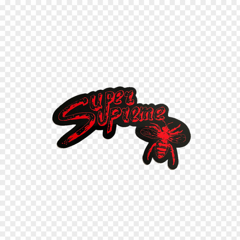 Sticker Supreme Logo Product Brand PNG