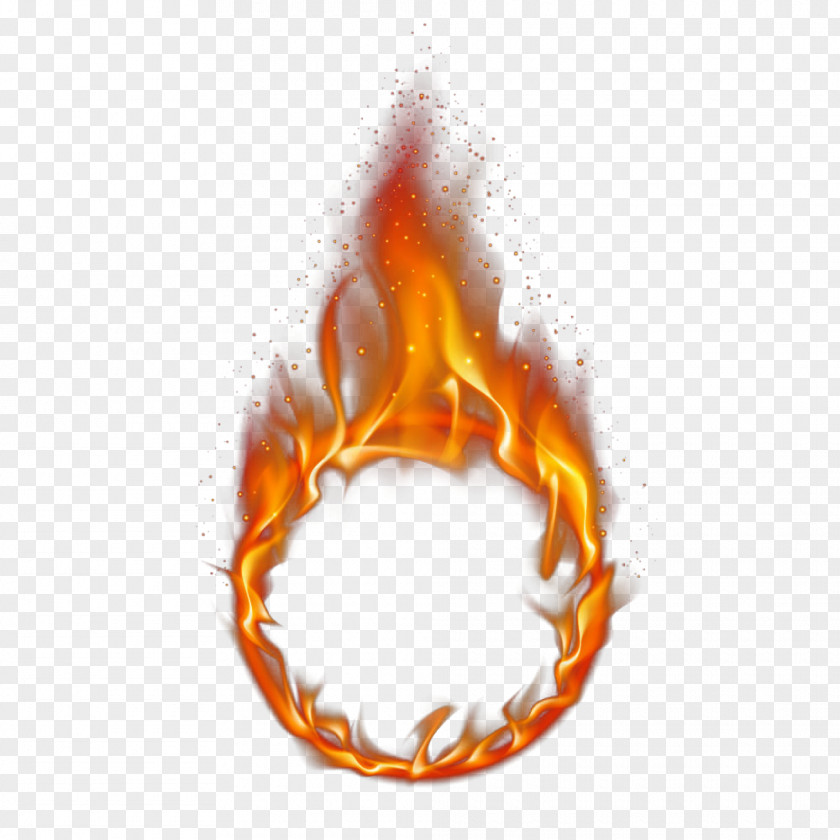 T-shirt Flame Fire Combustion PNG Combustion, Warm Ring of Fire, round flame ring illustration clipart PNG