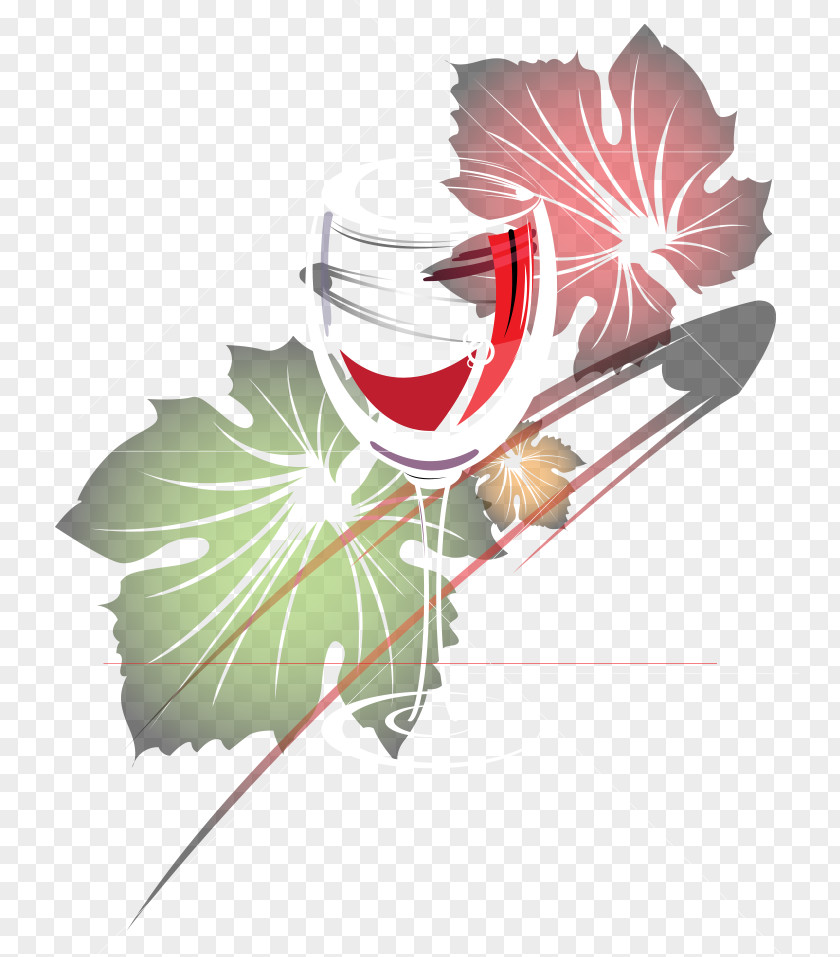 Vector Red Wine Goblet Glass Euclidean Cup PNG