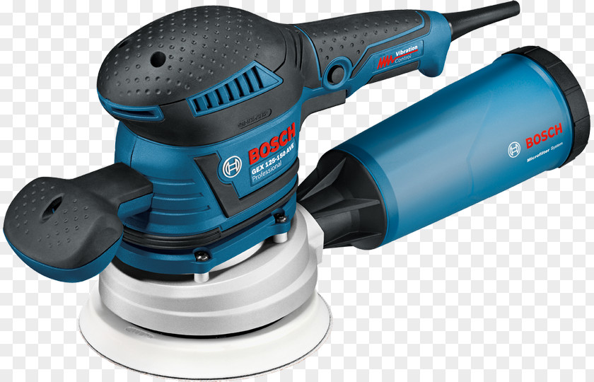 400 W Bosch Professional GEX AVE 060137B102 Random Orbital Sander 125-1 AE Tool PNG